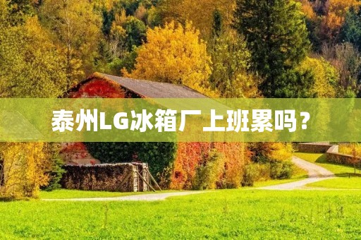 泰州LG冰箱厂上班累吗? 泰州LG冰箱厂上班累吗?