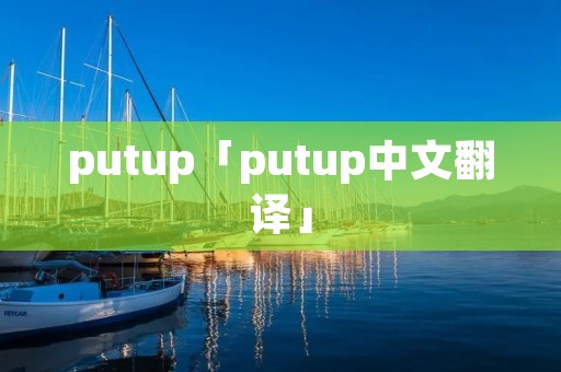 putup「putup中文翻译」