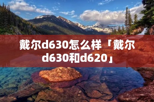 戴尔d630怎么样「戴尔d630和d620」