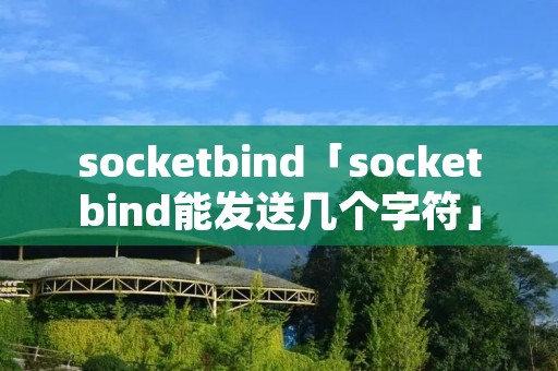 socketbind「socketbind能发送几个字符」