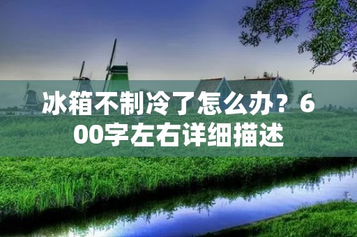 冰箱不制冷了怎么办?600字左右详细描述 冰箱不制冷了怎么办?600字左右详细描述