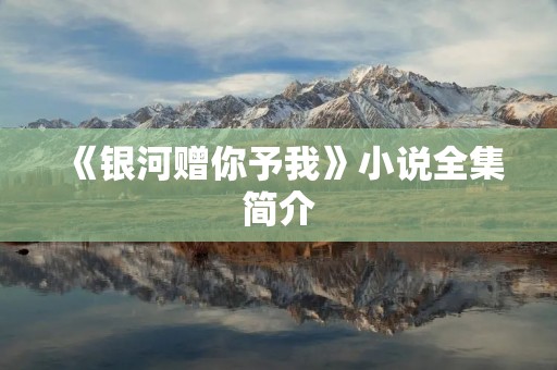 《银河赠你予我》小说全集简介