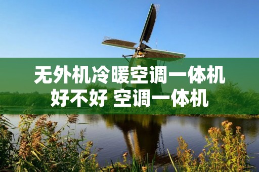 无外机冷暖空调一体机好不好 空调一体机