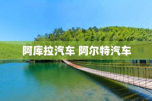 阿库拉汽车 阿尔特汽车