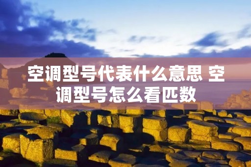 空调型号代表什么意思 空调型号怎么看匹数 空调型号代表什么意思 空调型号怎么看匹数
