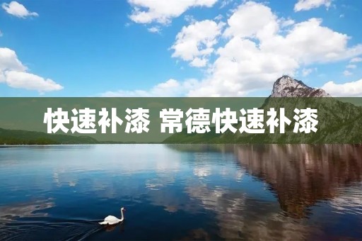 快速补漆 常德快速补漆 快速补漆 常德快速补漆