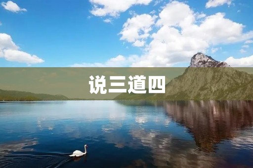 说三道四：探讨言论自由与网络审查的辩证关系