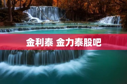 金利泰 金力泰股吧 金利泰 金力泰股吧