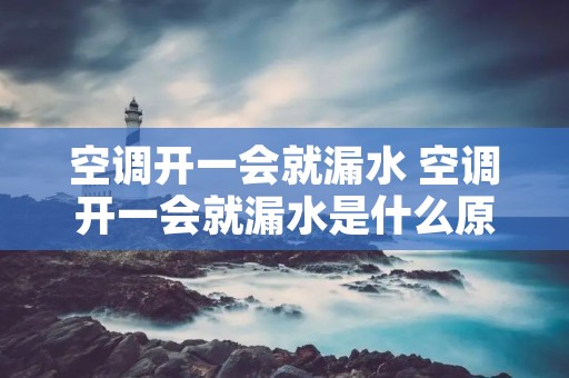 空调开一会就漏水 空调开一会就漏水是什么原因