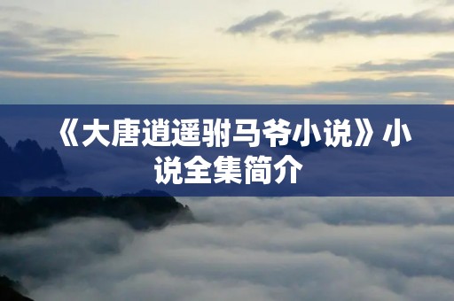 《大唐逍遥驸马爷小说》小说全集简介