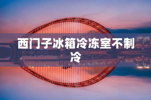 西门子冰箱冷冻室不制冷：解决方法与常见故障排除