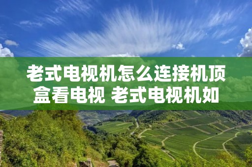 老式电视机怎么连接机顶盒看电视 老式电视机如何连接机顶盒 老式电视机怎么连接机顶盒看电视 老式电视机如何连接机顶盒