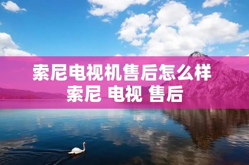 索尼电视机售后怎么样 索尼 电视 售后