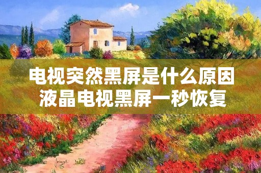 电视突然黑屏是什么原因 液晶电视黑屏一秒恢复