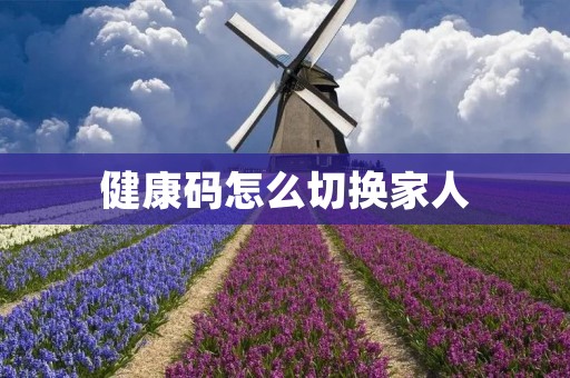 健康码怎么切换家人：简便操作保护全家健康