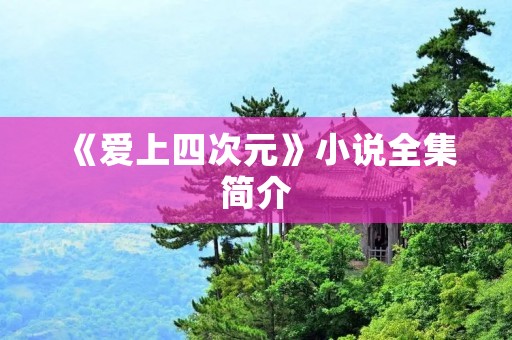《爱上四次元》小说全集简介