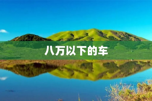 八万以下的车：性价比之王！