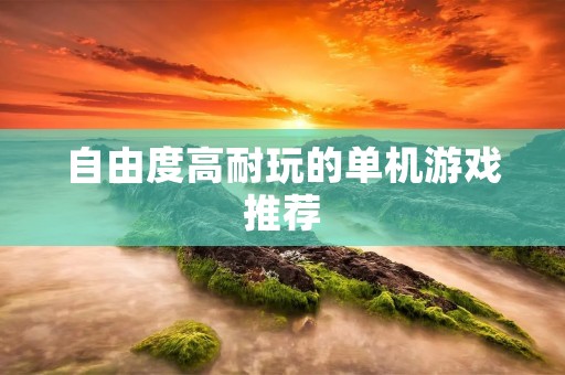自由度高耐玩的单机游戏推荐:《巫师3:狂猎》