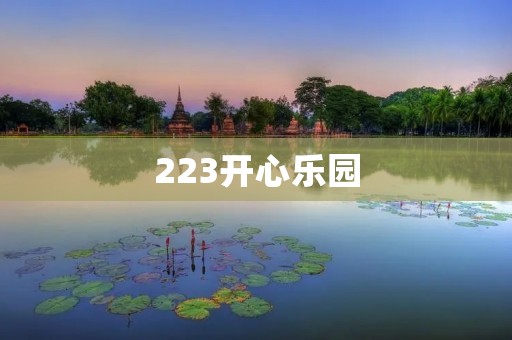 223开心乐园:童心欢乐无限 223开心乐园:童心欢乐无限