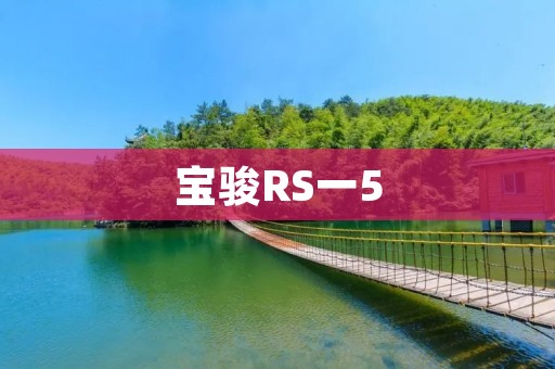 宝骏RS一5：豪华驾控体验的新选择