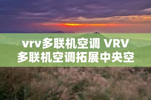 vrv多联机空调 VRV多联机空调拓展中央空调安装什么意思