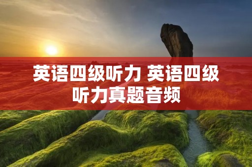 英语四级听力 英语四级听力真题音频