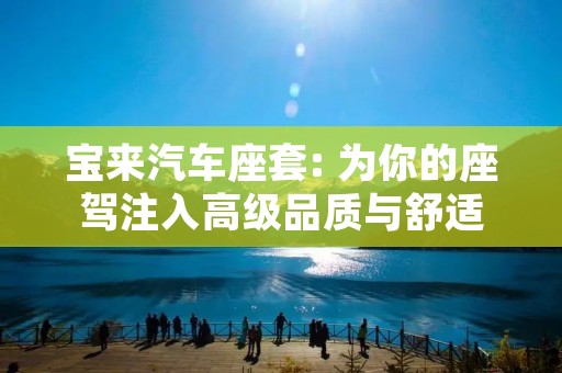 宝来汽车座套: 为你的座驾注入高级品质与舒适 宝来汽车座套: 为你的座驾注入高级品质与舒适