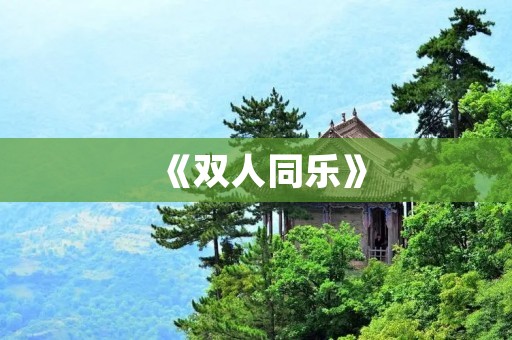 《双人同乐》:一款趣味十足的手机游戏,让你和好友一起玩耍!