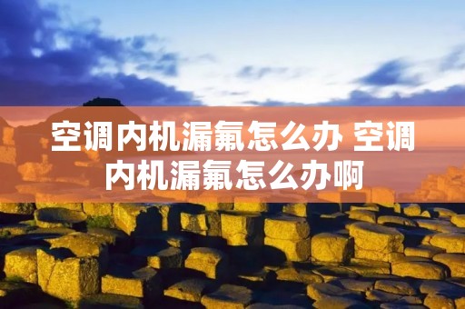 空调内机漏氟怎么办 空调内机漏氟怎么办啊