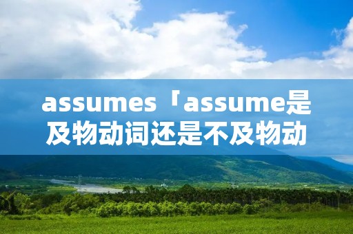 assumes「assume是及物动词还是不及物动词」