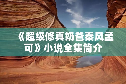《超级修真奶爸秦风孟可》小说全集简介