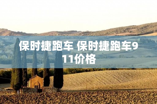 保时捷跑车 保时捷跑车911价格 保时捷跑车 保时捷跑车911价格