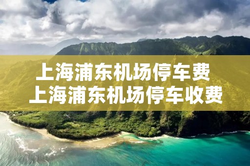 上海浦东机场停车费 上海浦东机场停车收费标准2023 上海浦东机场停车费 上海浦东机场停车收费标准2023