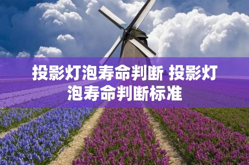 投影灯泡寿命判断 投影灯泡寿命判断标准 投影灯泡寿命判断 投影灯泡寿命判断标准
