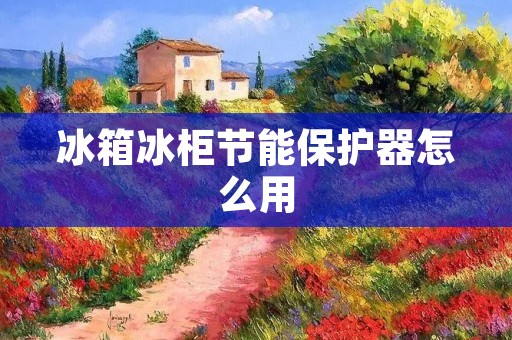 冰箱冰柜节能保护器怎么用 冰箱冰柜节能保护器怎么用