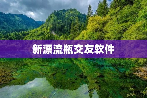 新漂流瓶交友软件：打破界限，探索未知的友谊之旅