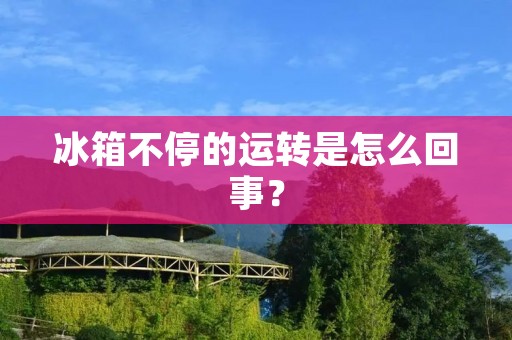冰箱不停的运转是怎么回事? 冰箱不停的运转是怎么回事?