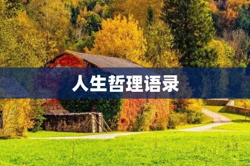 人生哲理语录:探索人生的意义与价值 人生哲理语录:探索人生的意义与价值