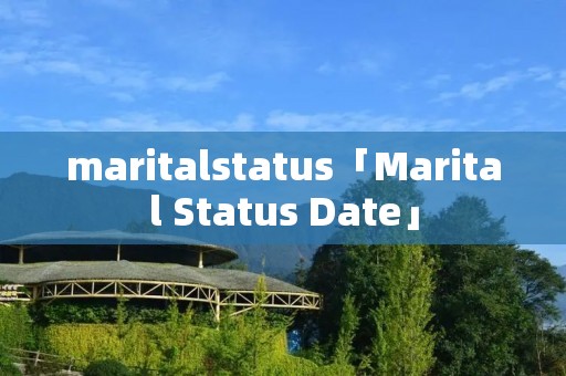 maritalstatus「Marital Status Date」