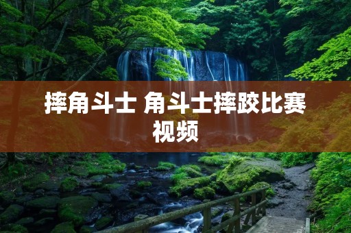 摔角斗士 角斗士摔跤比赛视频 摔角斗士 角斗士摔跤比赛视频