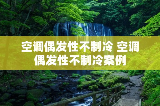 空调偶发性不制冷 空调偶发性不制冷案例