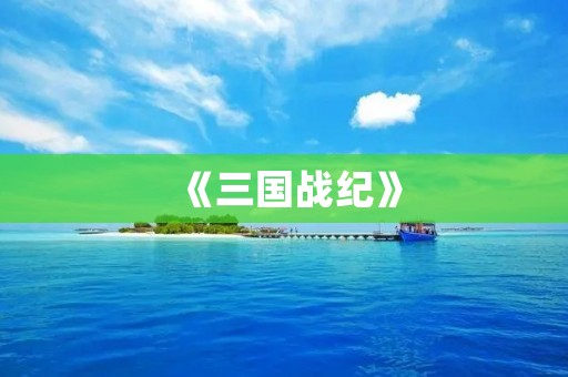 《三国战纪》：一款经典战争策略游戏