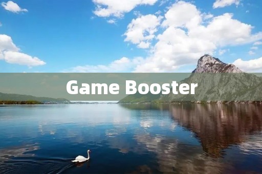 Game Booster：让你的游戏体验更加顺畅