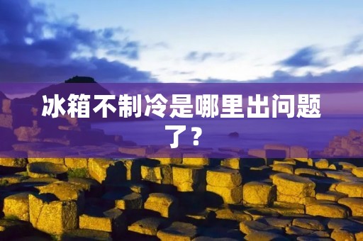 冰箱不制冷是哪里出问题了？