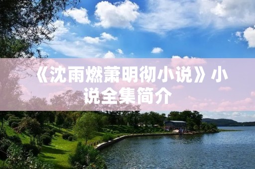 《沈雨燃萧明彻小说》小说全集简介