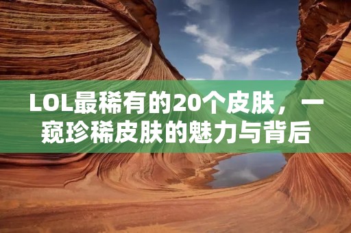 LOL最稀有的20个皮肤,一窥珍稀皮肤的魅力与背后故事 LOL最稀有的20个皮肤,一窥珍稀皮肤的魅力与背后故事