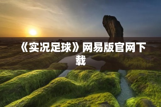 《实况足球》网易版官网下载：最经典足球游戏，重温经典比赛！