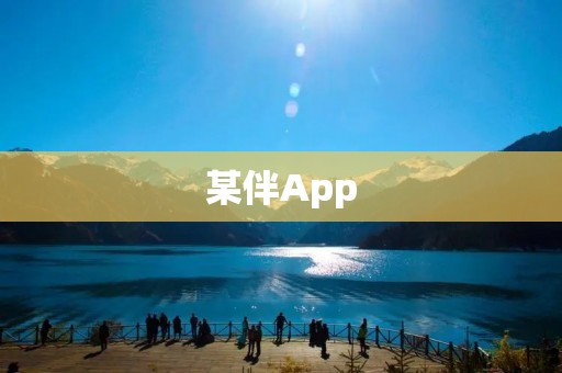 某伴App：实现陌生人之间的快速交友与社交