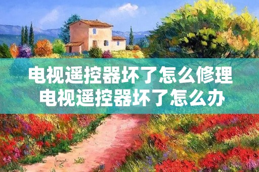 电视遥控器坏了怎么修理 电视遥控器坏了怎么办怎么修