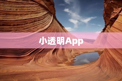 小透明App:隐私保护的最佳选择 小透明App:隐私保护的最佳选择